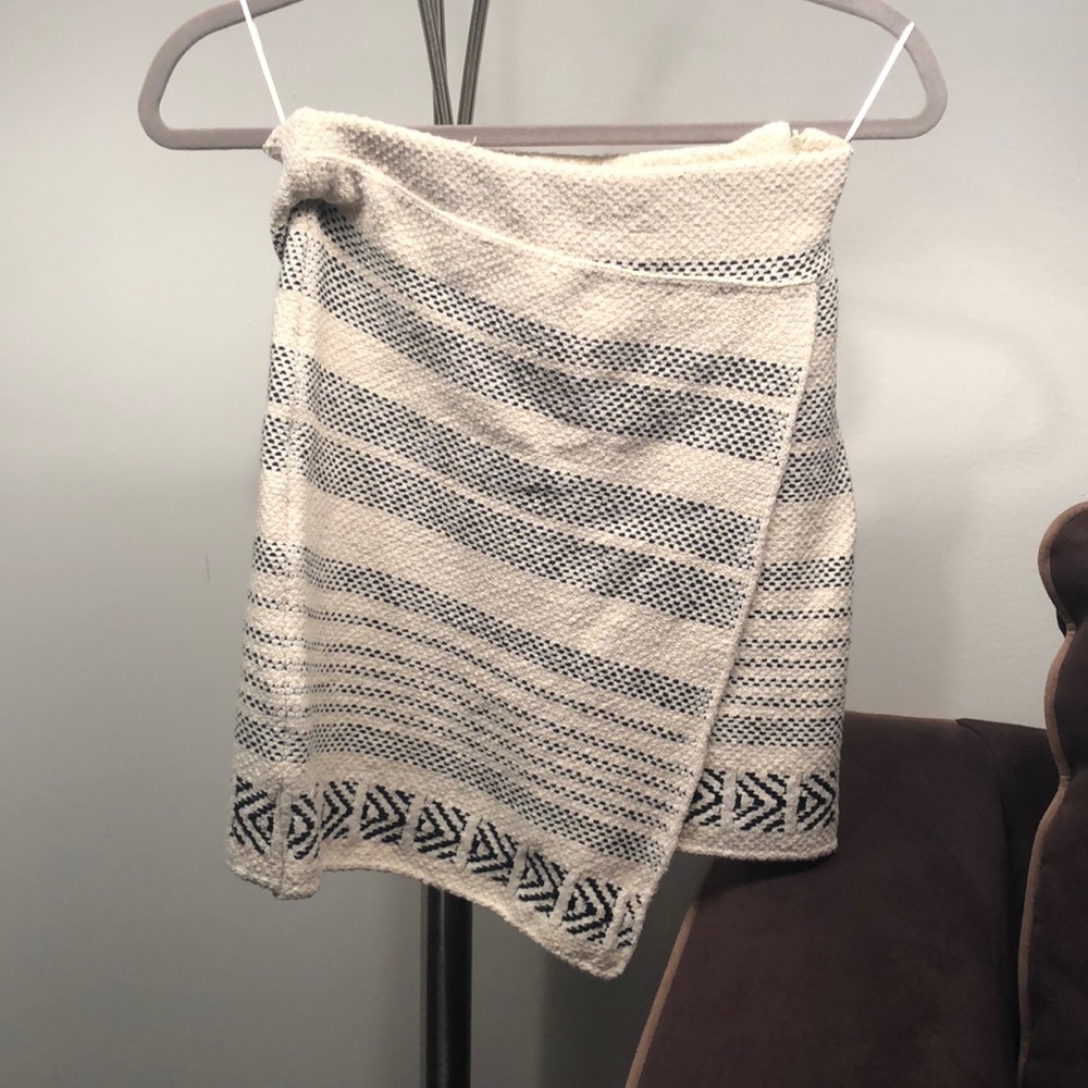 Zara asymmetrical knit skirt size S